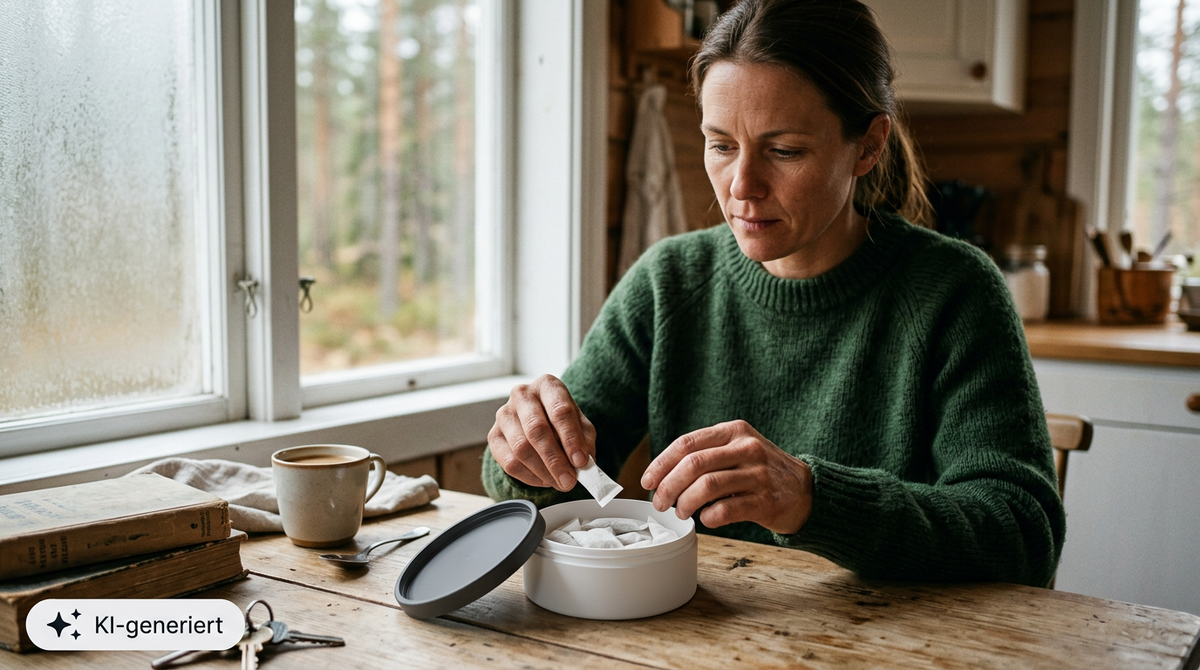 KI-generiertes Bild: Snus lagern: So bleiben All White Snus frisch und aromatisch